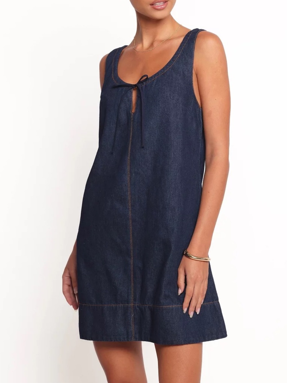 Petal + Pup Denim dress, size M
